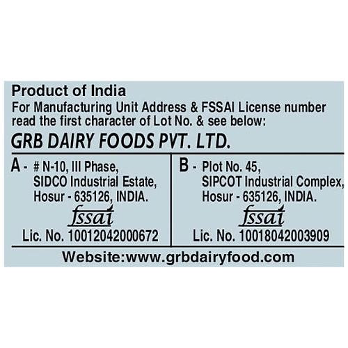 Grb Cow Ghee Jar 200ml