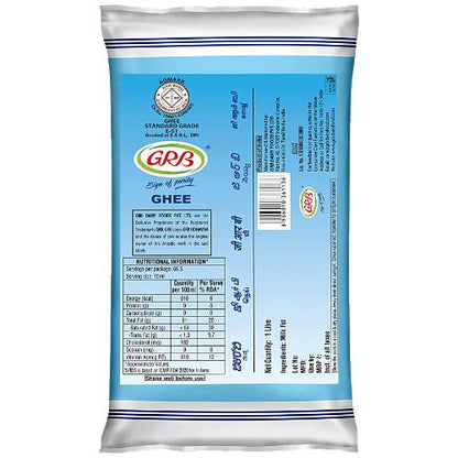 Grb Cow Ghee Pouch 1 ltr