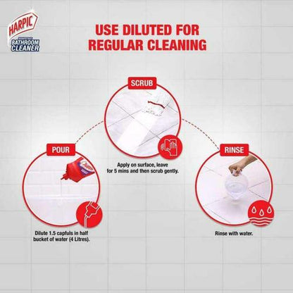 Harpic Floral Bathroom Cleaner 1ltr