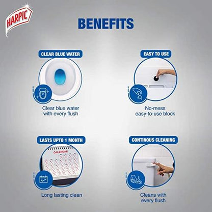 Harpic Flushmatic Aquamarine Toilet Cleaner 3x50 g