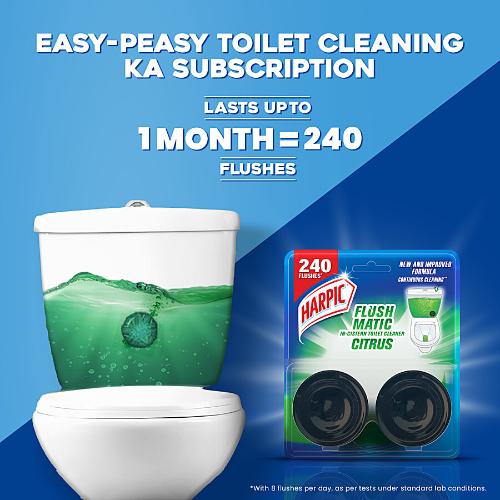 Harpic Flushmatic Pine Twin 100 gm