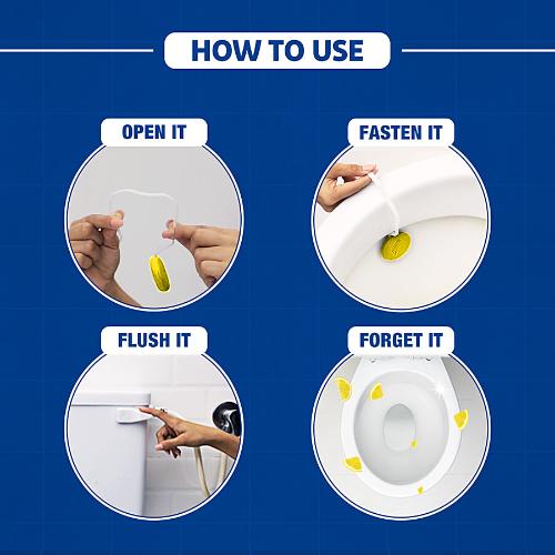 Harpic Hygienic Toilet Rim Block Citrus 26 gm