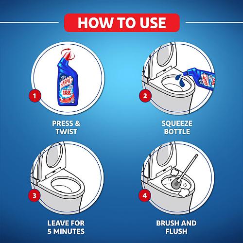 Harpic Original Toilet Cleaner 3x500 ml