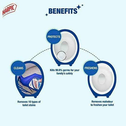 Harpic Original Toilet Cleaner Combi 2x1ltr + 500ml