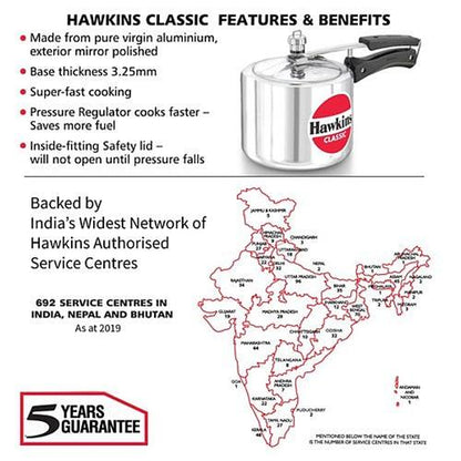 Hawkins Pressure Cooker 3 Ltr 1 pc
