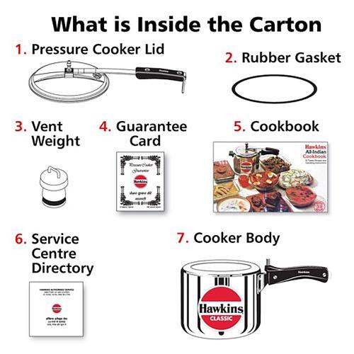 Hawkins Pressure Cooker 3 Ltr 1 pc