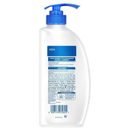 Head & Shoulder 2In1 Cool Menthol Shampoo 675ml