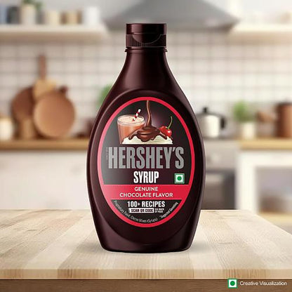 Hersheys Chocolate Flavored Syrup Bottle 623 gm