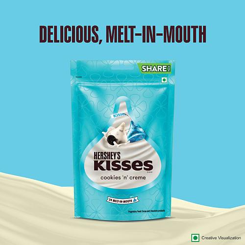 Hersheys Kisses Cookies N Cream 100 g
