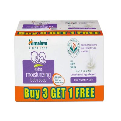 Himalaya Baby Extra Moisturising Soap combi pack 3+1