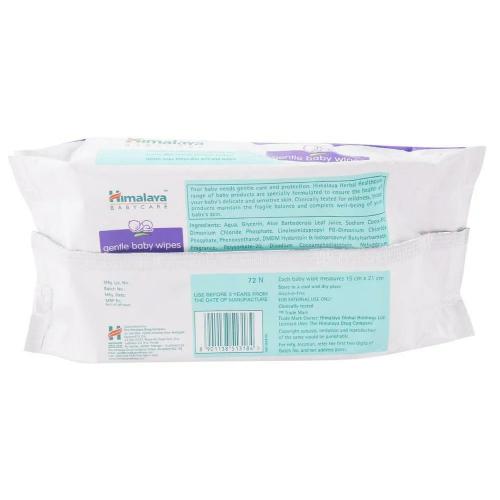 Himalaya Gentle Baby Wipes 72 pcs