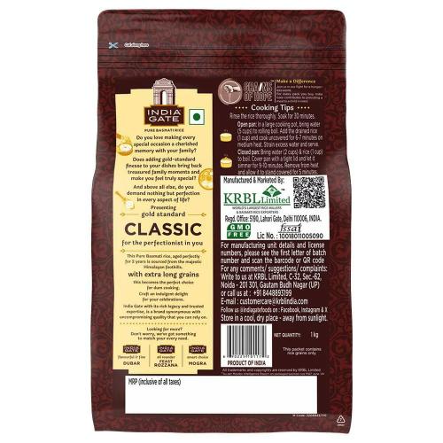 India Gate Classic Basmati Rice 1 kg