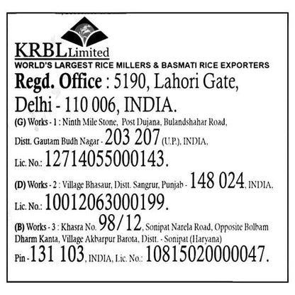 India Gate Feast Rozana Basmati Rice 1Kg