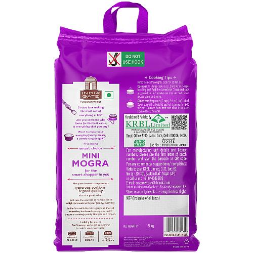 India Gate Mini Mogra Basmati Rice 5 kg