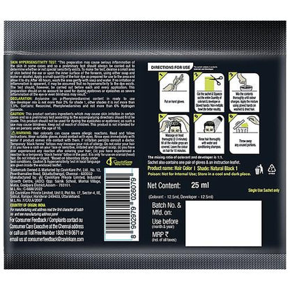 Indica Natural Black Hair Colour 25 ml