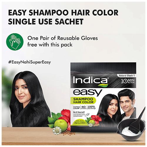 Indica Natural Black Hair Colour 25 Ml