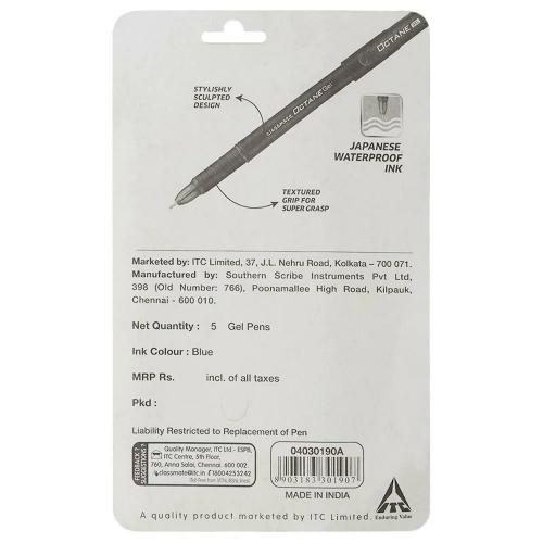 Itc Octane Gel Pen pack of 5