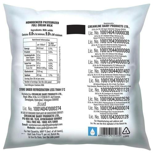 Jersey Full Cream Milk 500 ml