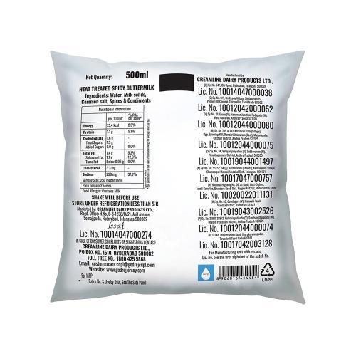 Jersey Spicy Buttermilk Pouch 500 ml