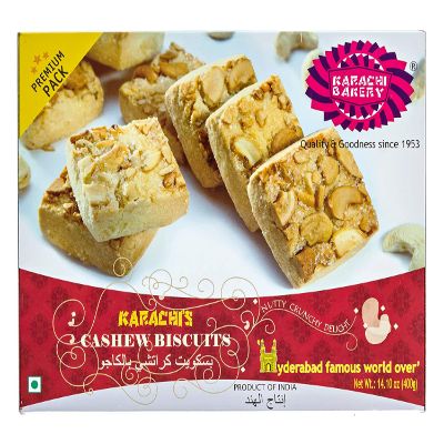 Karachi Bakery Cashew Cookie 400 Gm