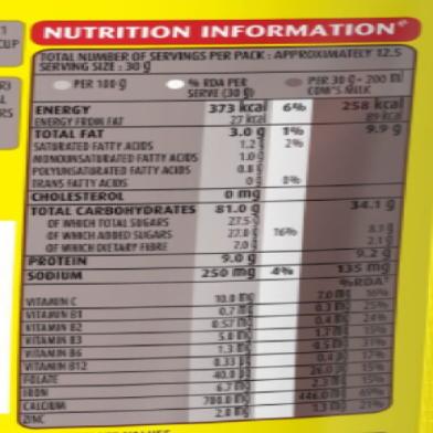 Kellogg'S Chocos Box 375 Gm