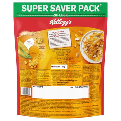 Kellogg'S Corn Flakes Almond & Honey Pouch 1 Kg