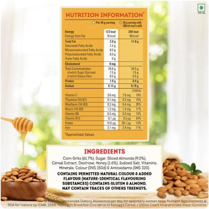 Kellogg'S Corn Flakes Almond & Honey Pouch 1 Kg