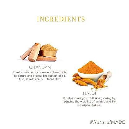 Khadi Earth Turmeric Sandalwood Soap 125 gm