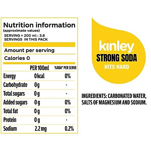 Kinley Soda Pet Bottle 750 Gm