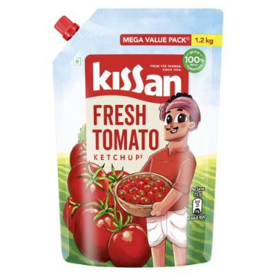 Kissan Fresh Tomato Ketchup Pouch 1.1 Kg