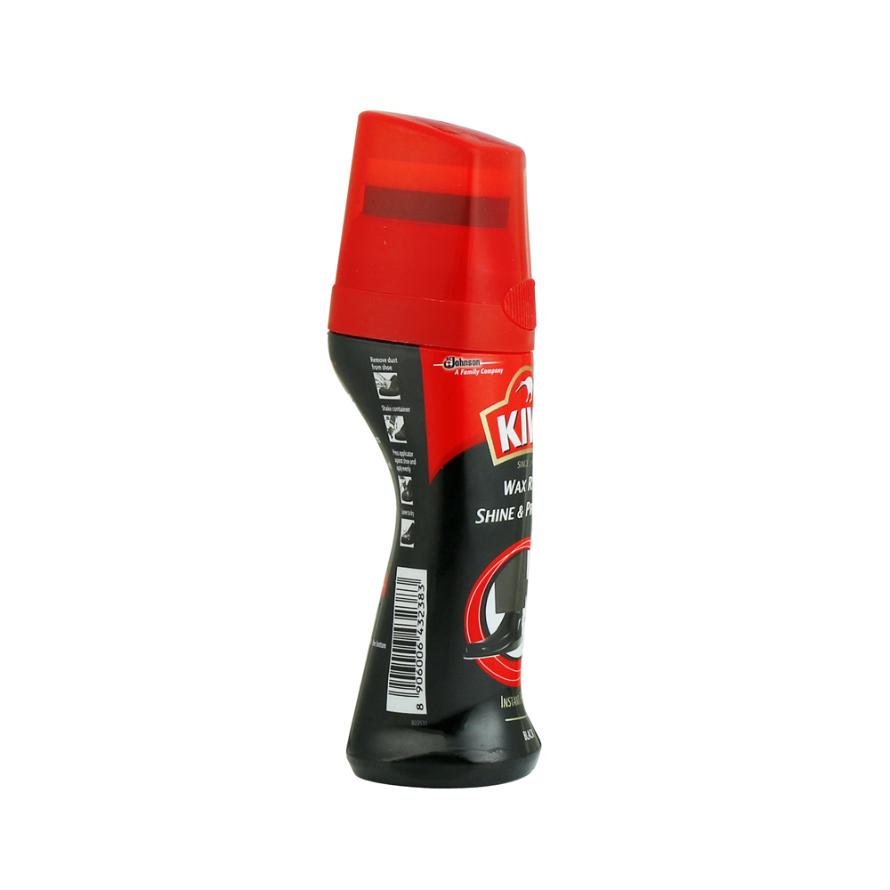 Kiwi Instant Wax Shine Black 75 ml