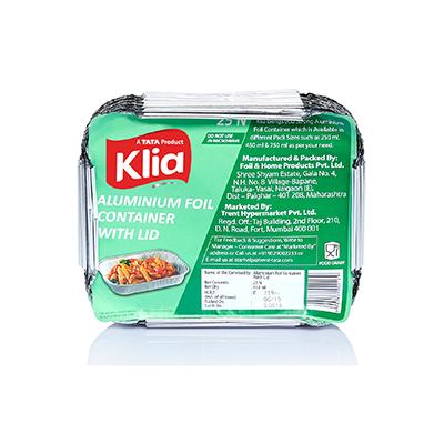 Klia Aluminium Container Medium 25 pcs (450 ml)