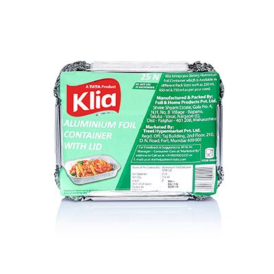 Klia Aluminium Container Small 25 pcs (250 ml)
