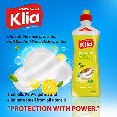 Klia Anti Smell Dishwash Gel 500 ml