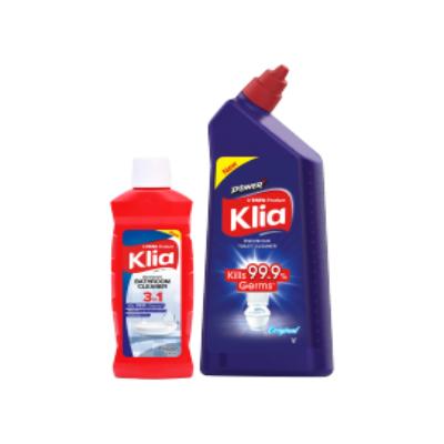Klia Bathroom Hygiene Combi (Tc750Ml+Bc500Ml+Flushtab) 1550 ml