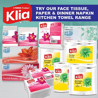 Klia Dinner Napkin 2Ply 38X38 50pulls