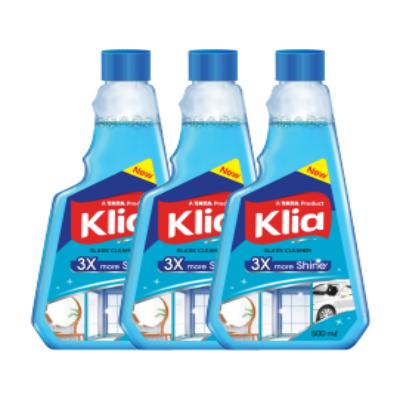 Klia Disinfectant Glass Cleaner Combi 3x500ml