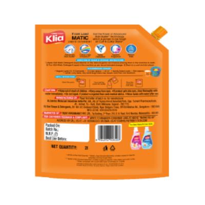 Klia Front Load Liquid Detergent 2 Ltr