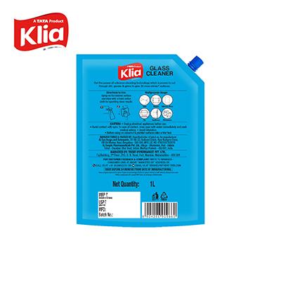Klia Glass Cleaner Refill Pouch 1 Ltr