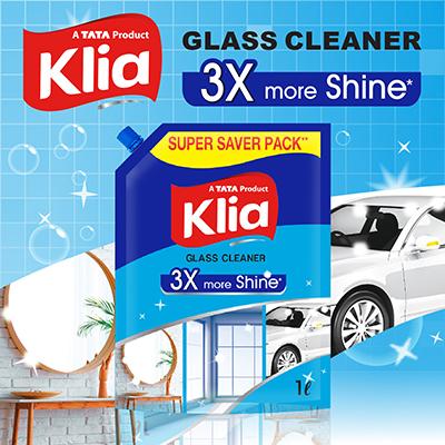 Klia Glass Cleaner Refill Pouch 1 ltr