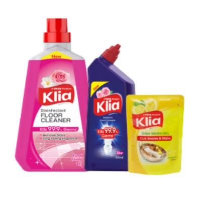 Klia Home Care Combi dfc 1ltr +tc perfumed 500ml + dishwash 250ml