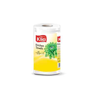 Klia Kitchen Towel 2Ply pack of 1 roll