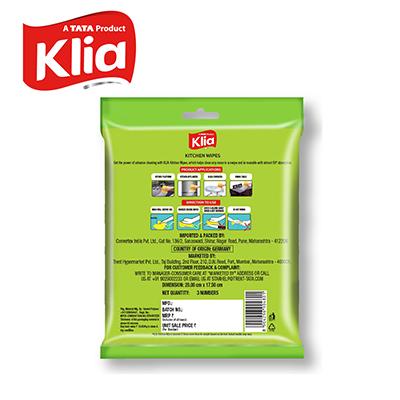 Klia Kitchen Wipes 18X20 pack of 3
