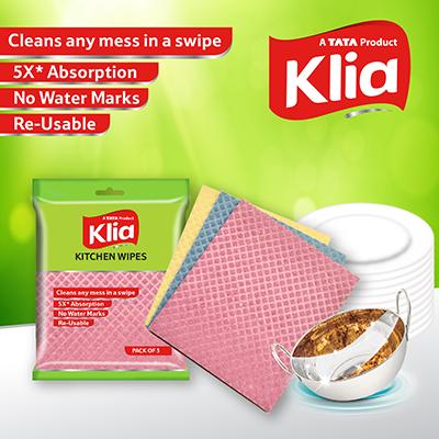Klia Kitchen Wipes 18X20 pack of 3