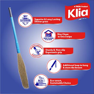 Klia Premium Grass Broom 1 pc
