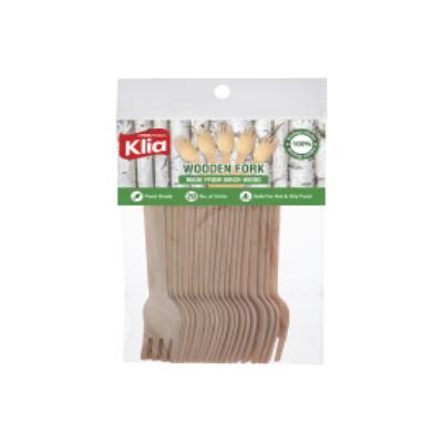 Klia Wodden Fork pack of 20
