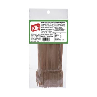 Klia Wodden Fork pack of 20