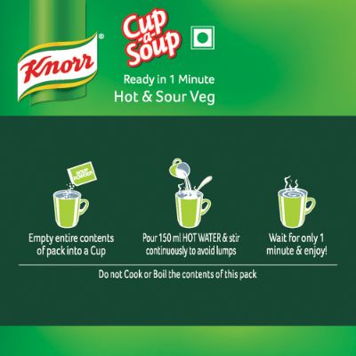 Knorr Instant Hot And Sour Cup A Soup 11 Gm