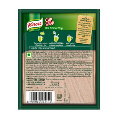 Knorr Instant Hot And Sour Cup A Soup 11 gm