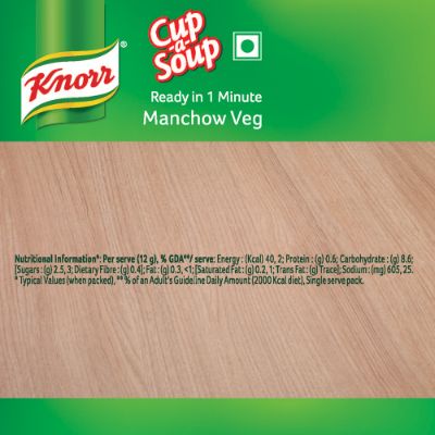 Knorr Instant Manchow Veg Cup A Soup 12 Gm